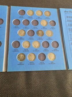 Buffalo Nickel Coin Collection Folder