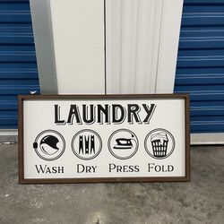 Large Laundry Room Art