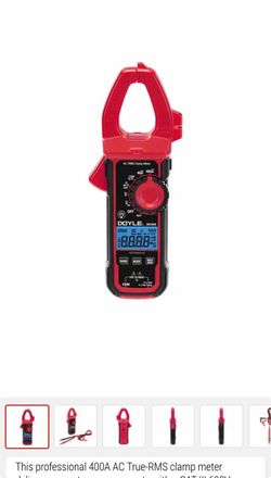 400A AC True-RMS Auto-Ranging Digital Clamp Meter