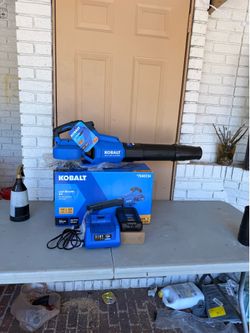 Kobalt air blower new comes complete