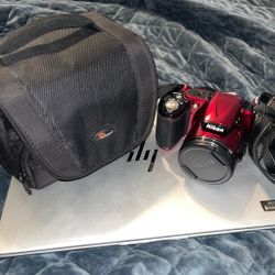 Nikon CoolPix L830 Camera Red with Carry Case
