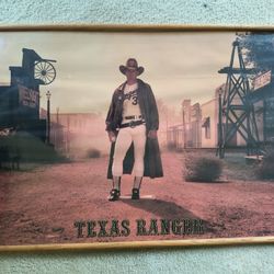 Nike Original Framed Poster Nolan Ryan Texas Ranger Circa 1989