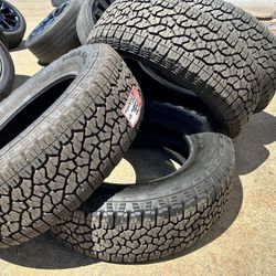  4 NEW Goodyear Trailrunner AT LT275/65R20 100% tread 10 PLY LOAD RANGE E