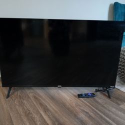 Roku TV - works excellent with remote $90