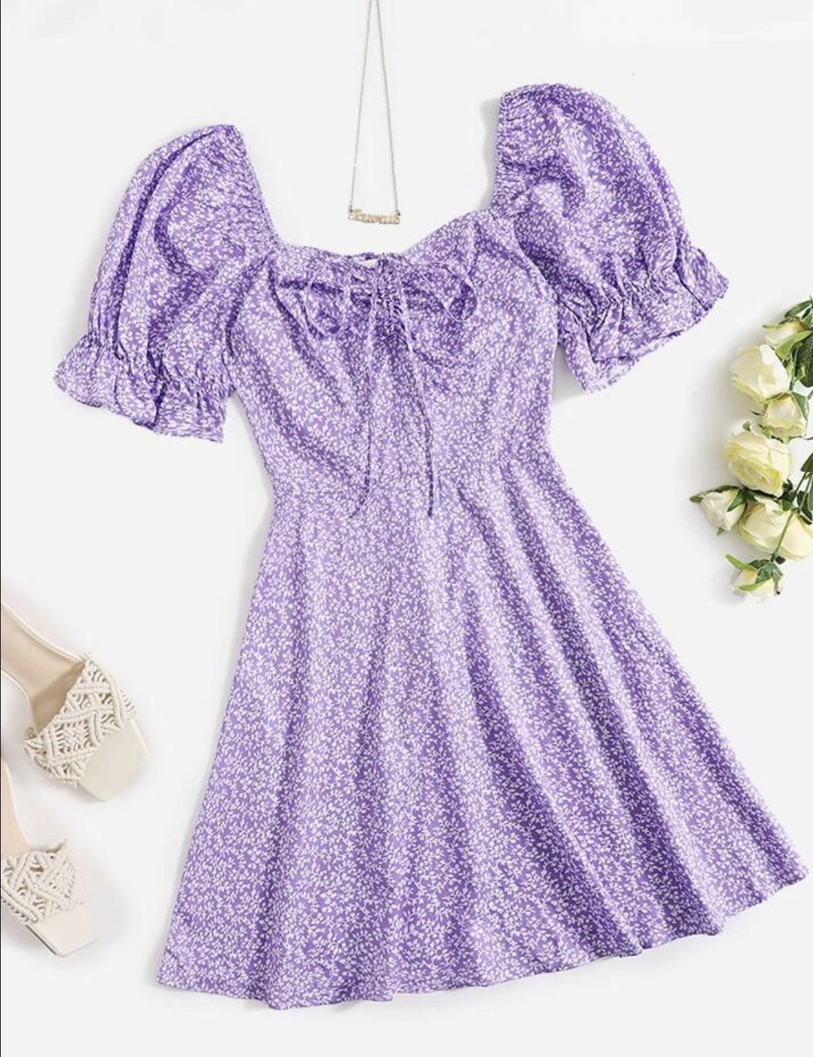 Purple Dresses And Accessories 