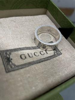 Gucci Ghost  Ring  Silver