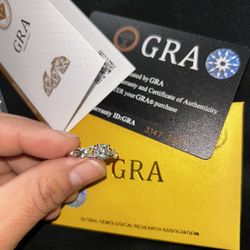 1ct. Moissanite Ring Size 9