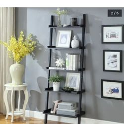 Wood Leaning Shelves (2)