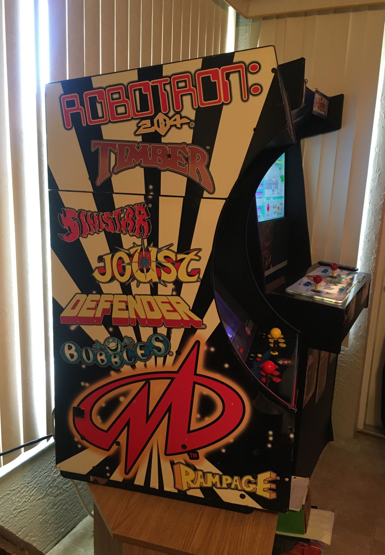 Big Games Midway Video Arcade Machine with 12 Games