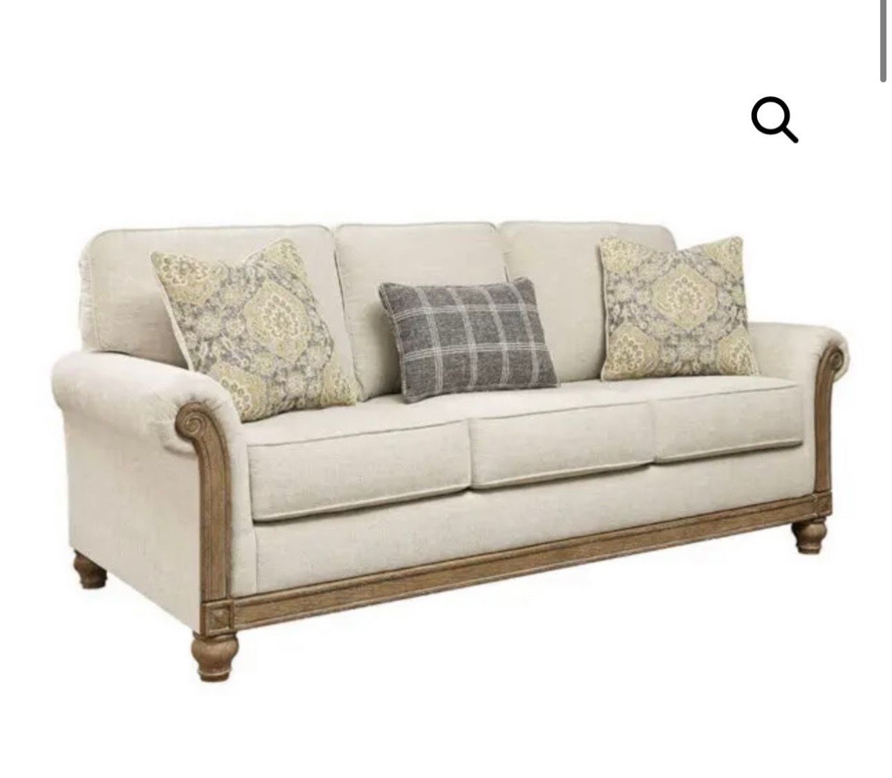 Farmhouse Sofa Signature Designed By Ashley Stoneleigh Alabaster Sofa