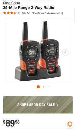 35-Mile Range 2-Way Radio
