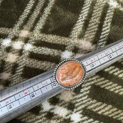 Sterling Silver Fire Opal Ring