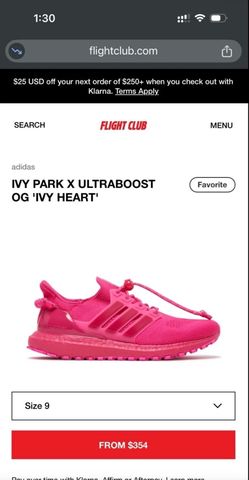 (ORIGINAL BOX AND DUST BAG ONLY) | IVY PARK X ADIDAS ULTRABOOST OG ‘IVY HEART’