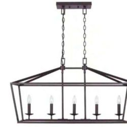 Home Decorators
Weyburn 36 in. Bronze Caged Farmhouse Chandelier