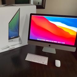 27 Inch Apple iMac All In One Computer Bundle Very Slim And Sleek Nice LOOK