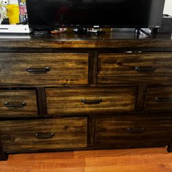 Moving Sale 7 Draw Dresser With Mirror