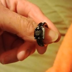 Exquisite Vintage  Gothic Black Ring