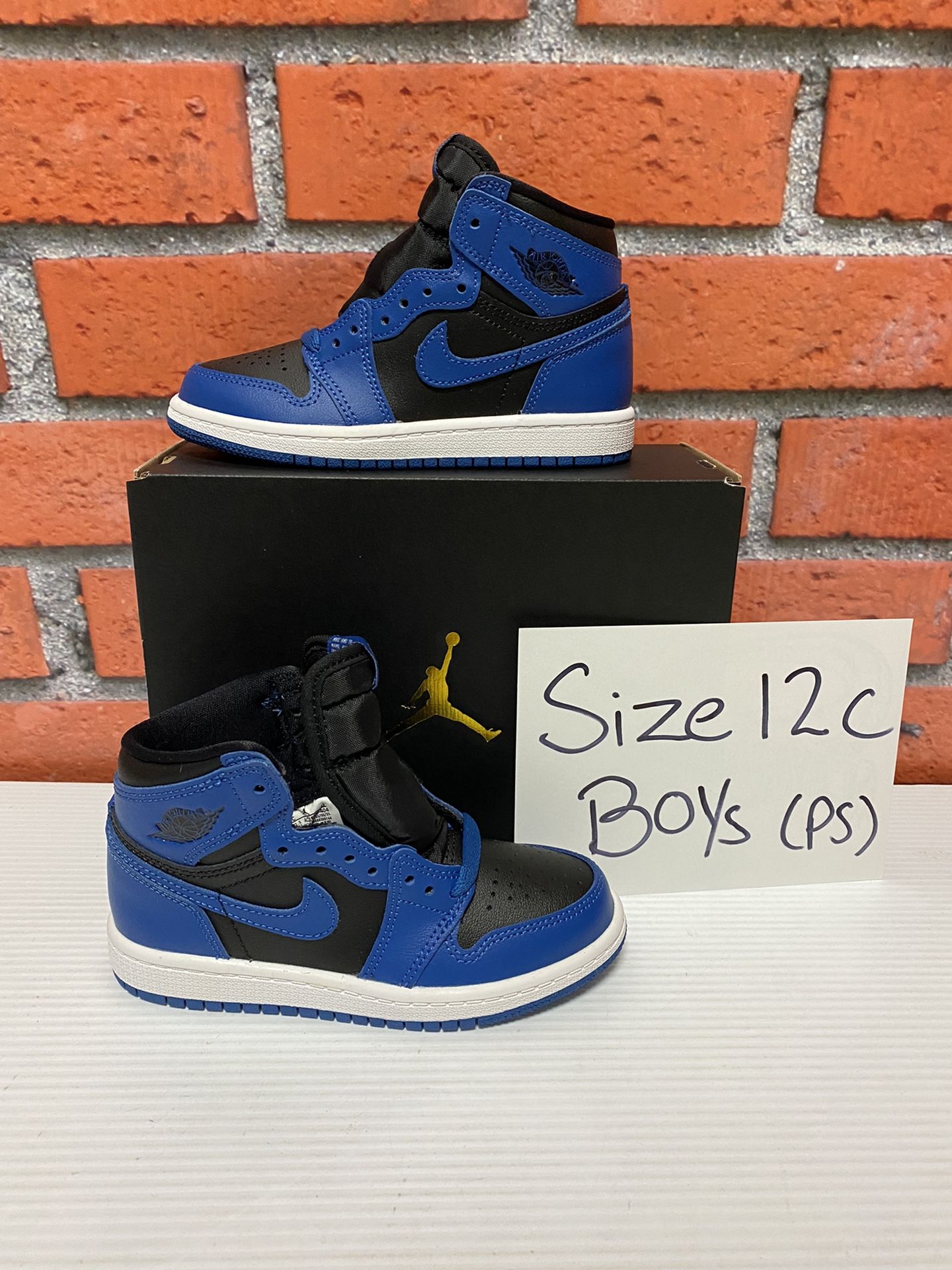 Nike Air Jordan 1 Retro High OG ‘Dark Marine Blue’ Size 12c Boys