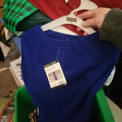 New Xl Dog Sweater Blue