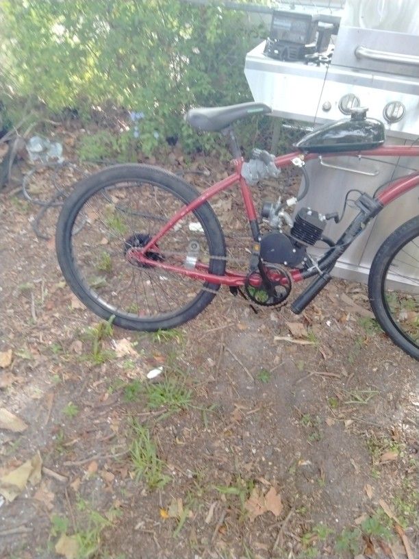 Red Schwinn Beach Cruiser
