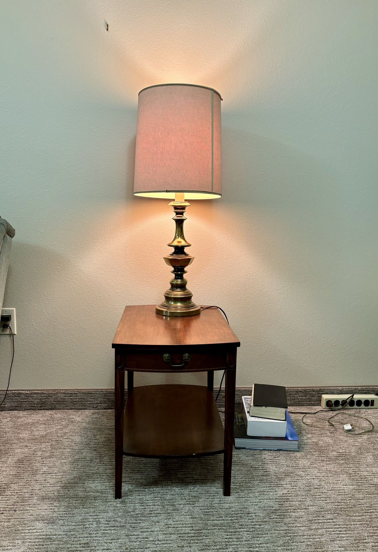 Cute Vintage Wood End Table Set