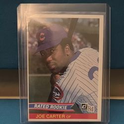 Joe Carter Star Baseball Player - 1984 Donruss Rated Rookie #41