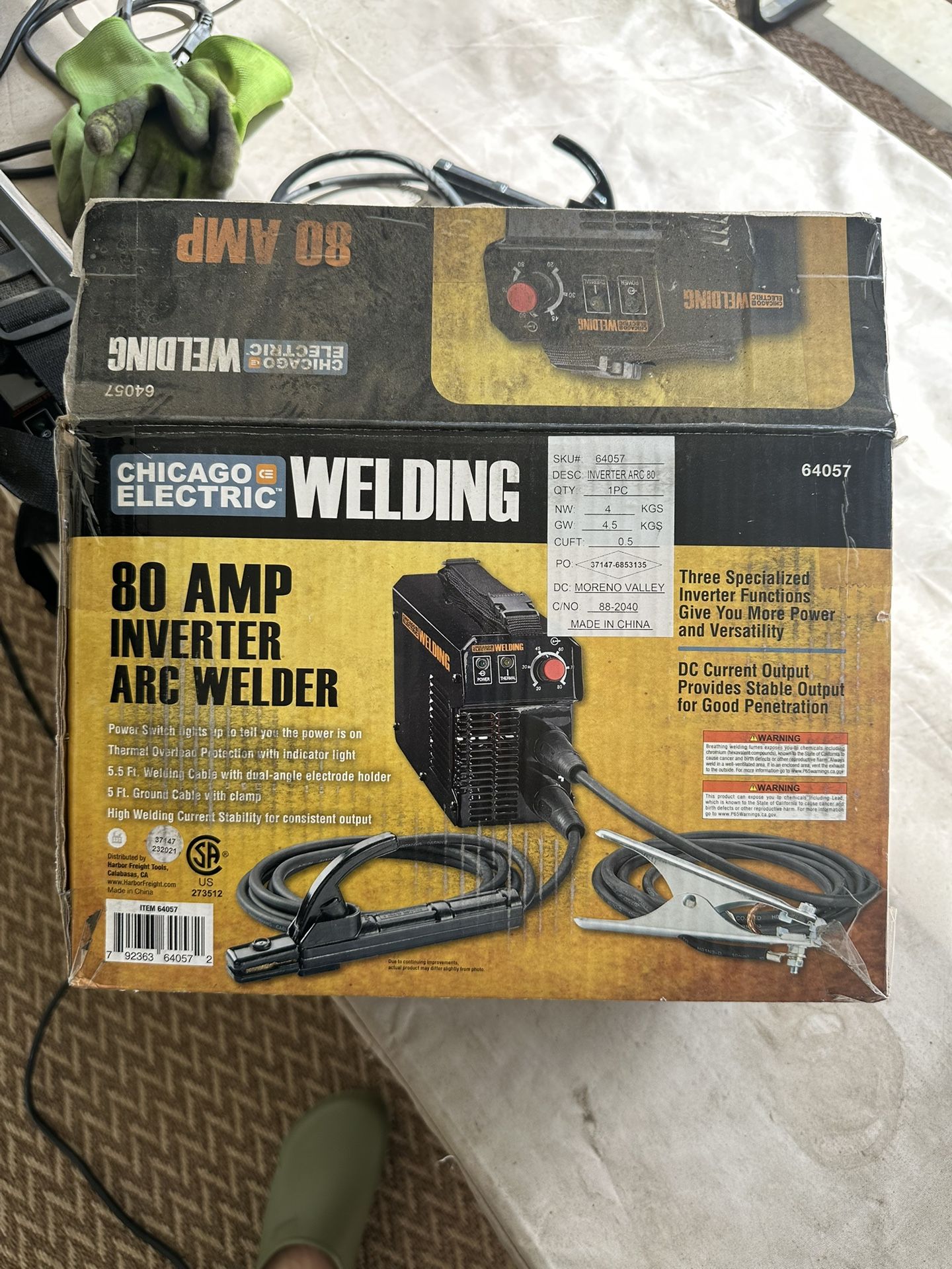 80 Amp Inverter Arc Welder