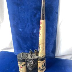 Antique Hand Made 19th Century Chinese Bone Opuim Pipe RARE