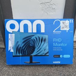 onn 24" FHD (1920 x 1080p) 100hz Office Monitor with 6.07 ft HDMI Cable, Black