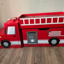 Toy Box Fire Truck