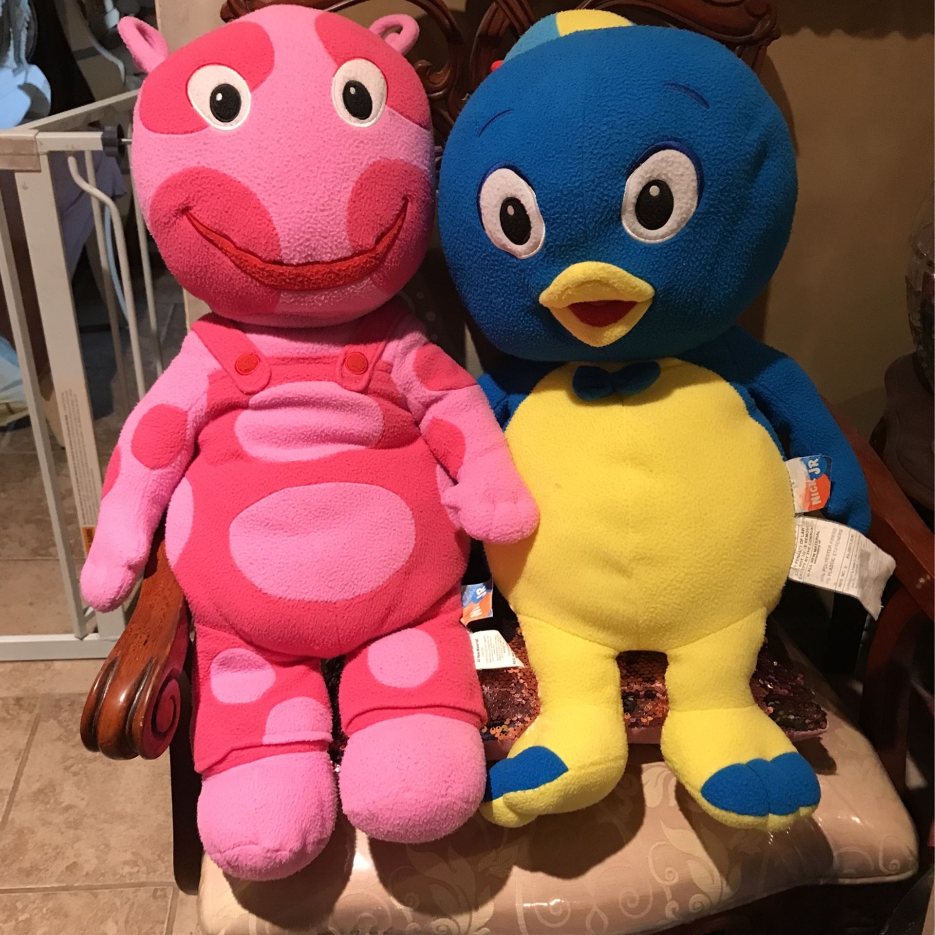 Vintage The Backyardigans Stuff Animal Program From NICK JR 27 in Tall The Name Is Pablo And Junicua