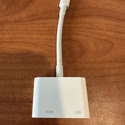 Apple - Lightning Digital A/V Adapter - White