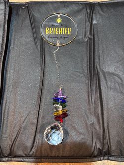 The World Is Brighter Because Of You Suncatcher.