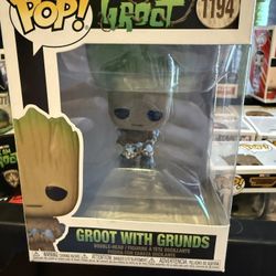 Groot Funko With Grunds