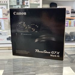 Canon PowerShot G7X Mark III