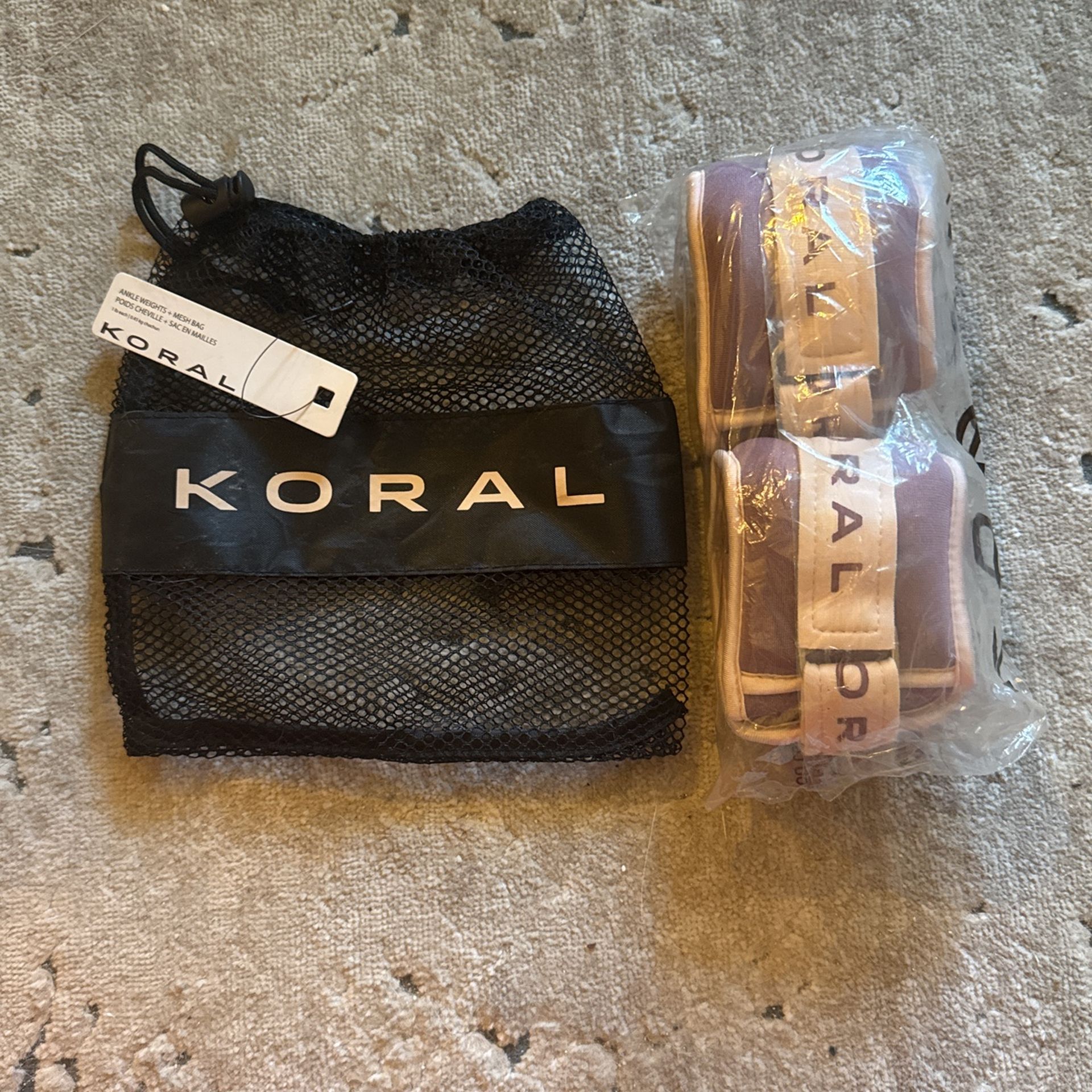 Koral 1lb Ankle Weights (set of 2)