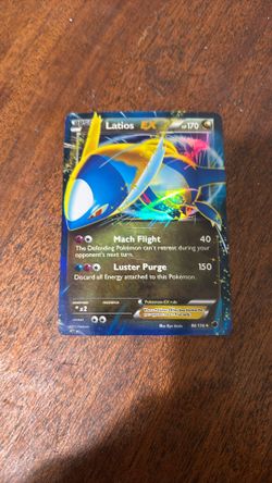 Latios Pokémon EX Card