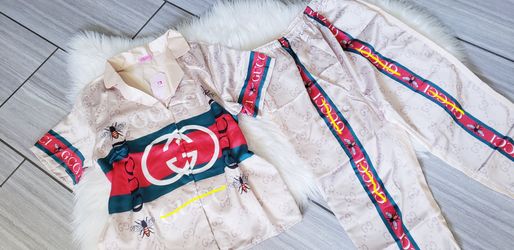 Cute silk pijama set