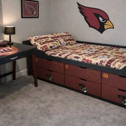 Bird Gang Bedroom Takeover one-of-a-kind custom built