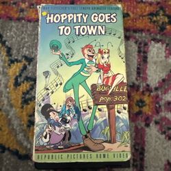 Rare! Hoppity goes to town  VHS