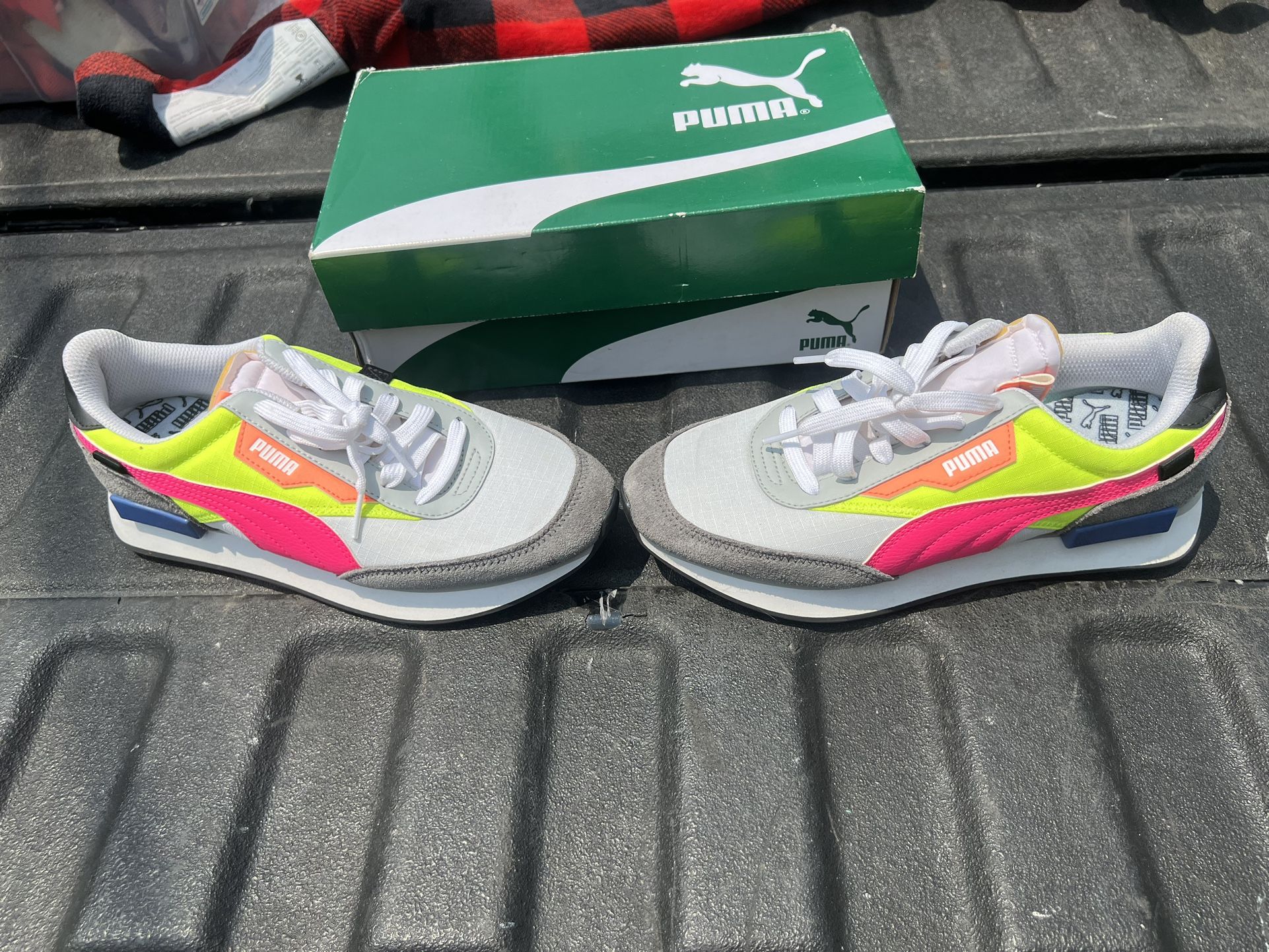 Puma Womens Future Rider Multicolor Casual Shoes Sneakers Size 8.5