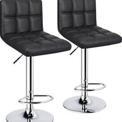 Set of 2 Adjustable Bar Stools - new in box 