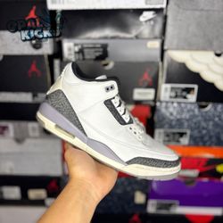 Size 10.5M - Jordan 3 “Cement Grey”