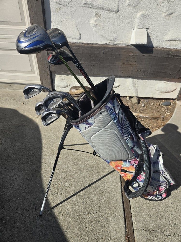 Ping Irons Golf Clubs Set With Ping Bag