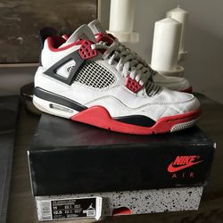 Jordan retro 4 fire red size 11