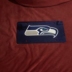 Seahawks License Plate 