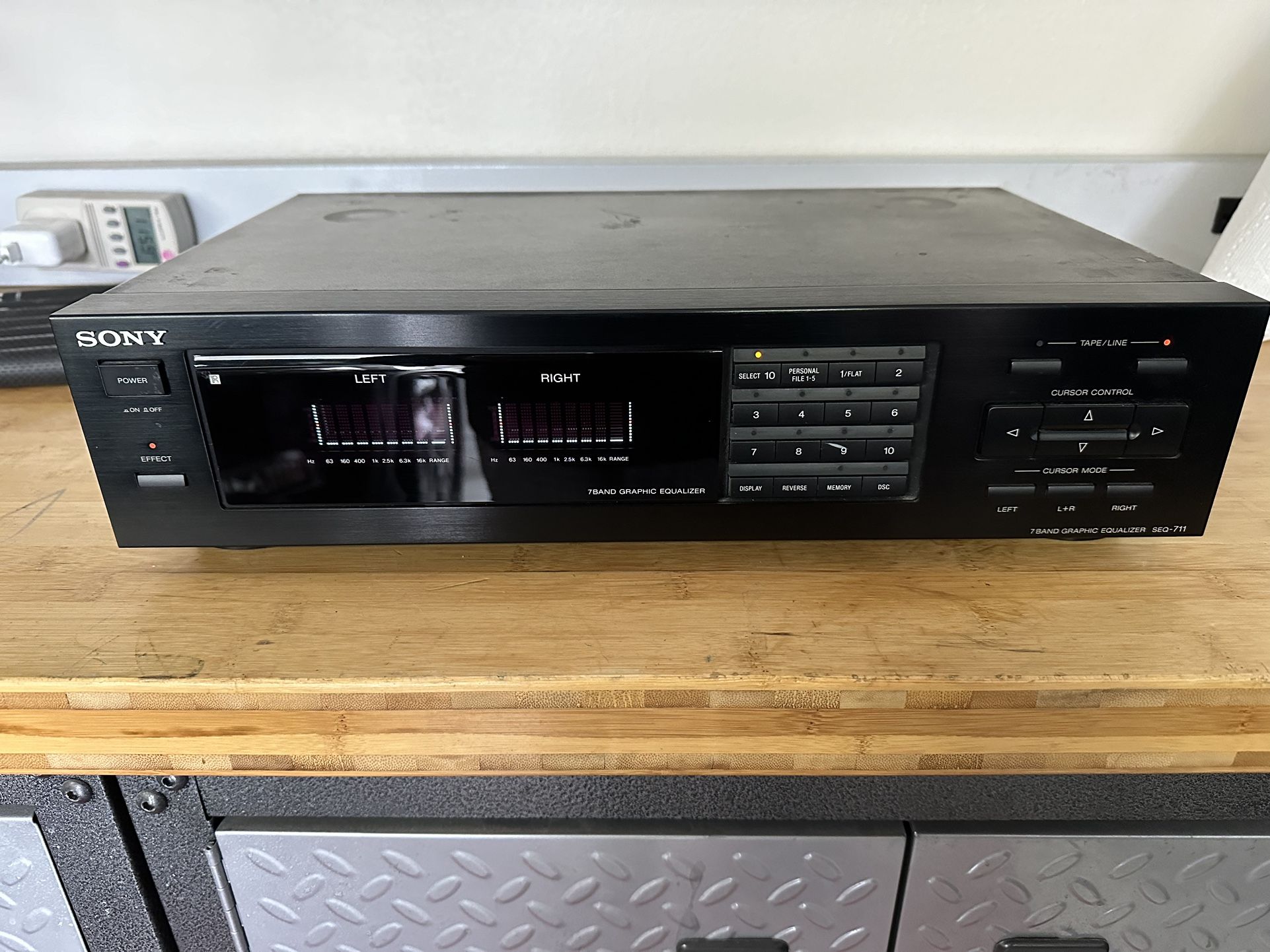 Égaliseur Graphique Sony SEQ-11 Vintage 1985 – Pour Studio Ou Chaîne Hi-fi