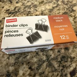 Staples Binder Clips 