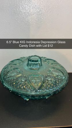 Depression Glass Candy Dish