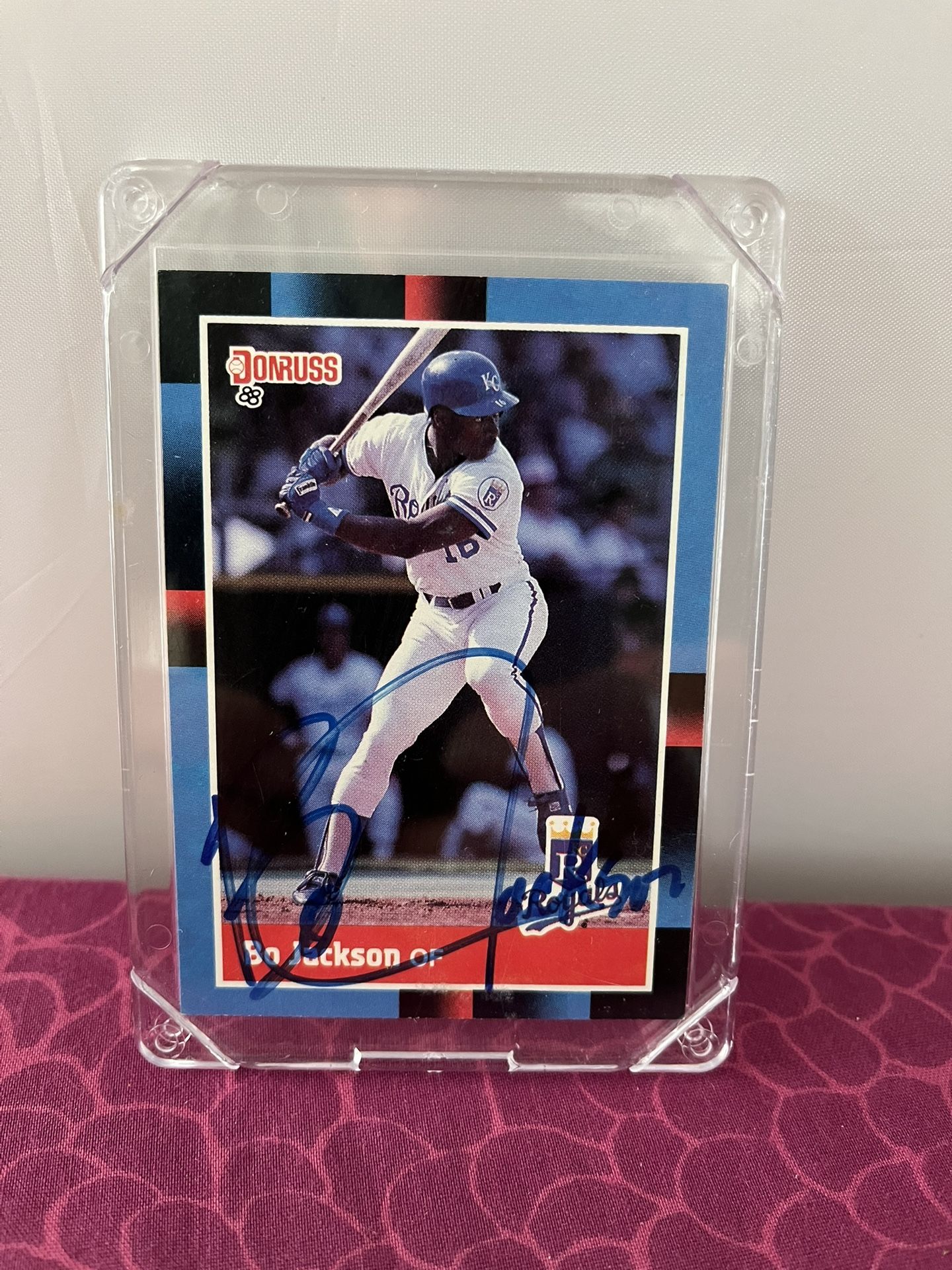 AUTOGRAPHED 1988 Donruss Bo Jackson #220 Kansas City Royals #220 Bold Autograph